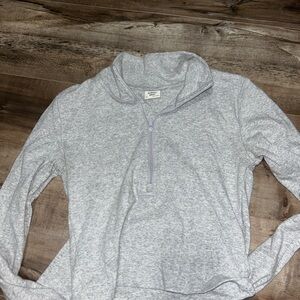 Sunday Best Heather Gray Zip-Up